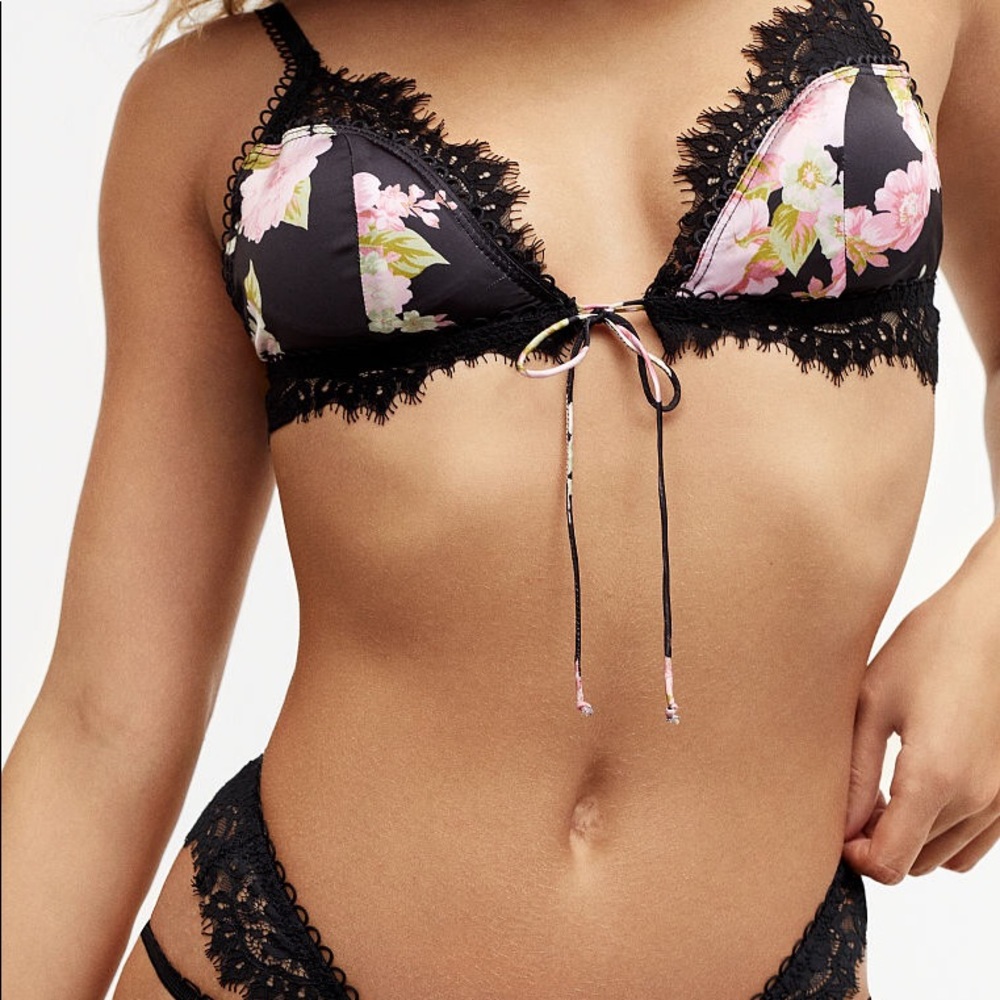 For Love and Lemons Flirty Floral Bralette